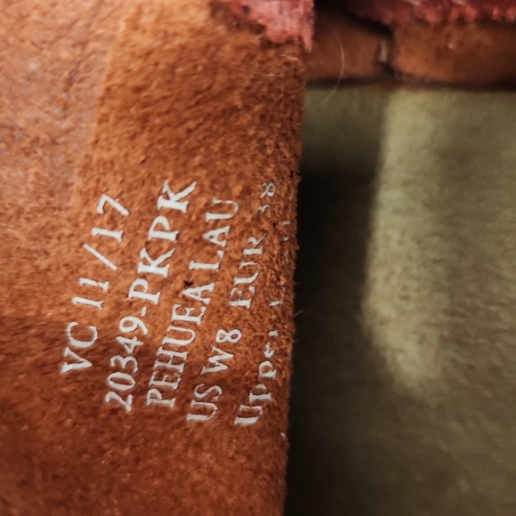 OluKai Pehuea Lau Womens Leather Slip On Size 8 - Picture 9 of 9